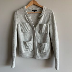 Grey Button Down Sweater